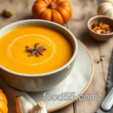 Cozy Autumn Nights: Creamy Stovetop Pumpkin Soup - Dairy-Free Recipe