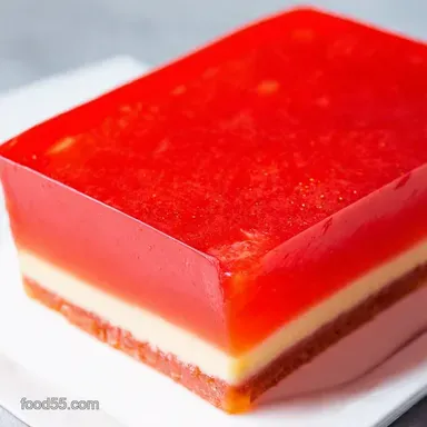 Creamy Strawberry Jello Mold Grandmas Retro Dream