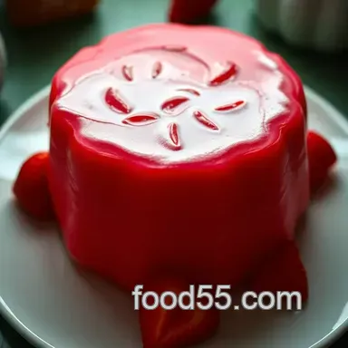 Strawberry Jello Cake: A Retro Delight! Recipe Card