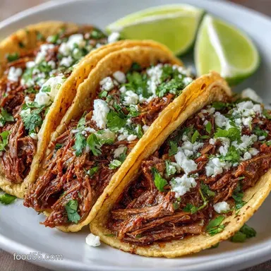 Summer Crockpot Shredded Beef Tacos: 12