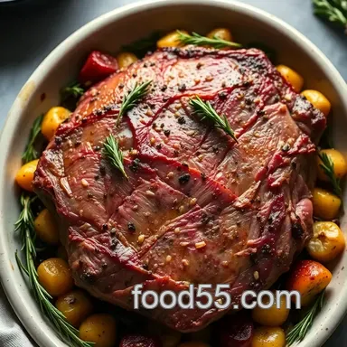 Sunday Best Rump Roast Recipe: Rosemary & Garlic Bliss! Recipe Card