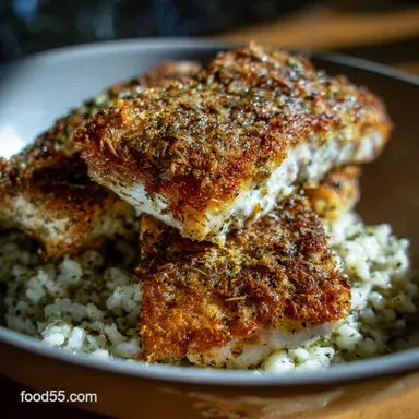 Sunshine Baked Mahi Mahi Easy LemonHerb Fish Recipe Recipe Card