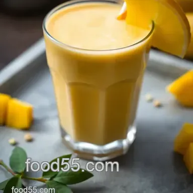 Sunshine Mango Smoothie Recipe: Tropical Bliss in Minutes! Recipe Card