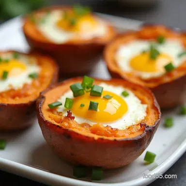 My GoTo Baked Sweet Potato Egg Cups Easy Sunshine Breakfast