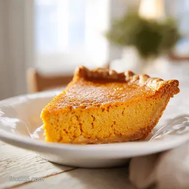 Sweet Potato Buttermilk Pie in 75 Minutes for 8 Servings