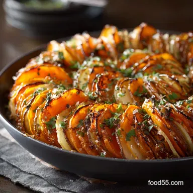 Sweet Potato Tian Recipe: The Elegant Layered Side Dish for Fall Recipe Card