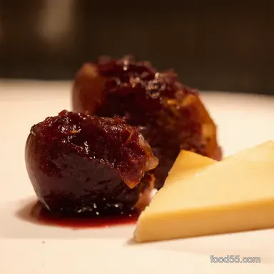 Sweet and Savory Prune Onion Jam My GoTo Cheese Board Chutney Recipe Card