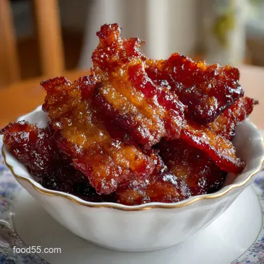 Sweet and Spicy Bacon: Ultimate Crispy Oven Recipe Recipe Card