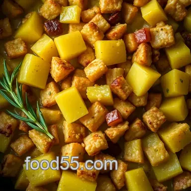 My Favorite Easy & Juicy recipe pineapple stuffing for Holidays Recipe Card