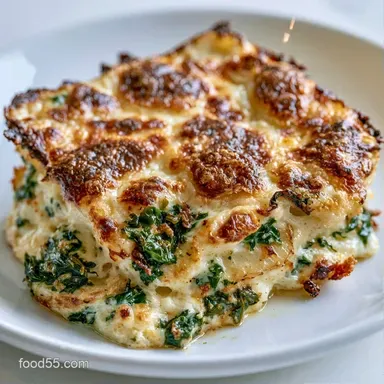 Swiss Chard Potato Gratin for 6 Servings Recipe Card