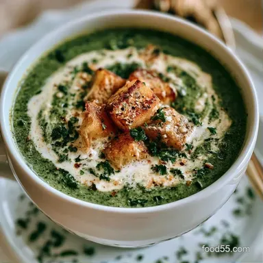 Swiss Chard Potato Soup in 45 Minutes Recipe Card