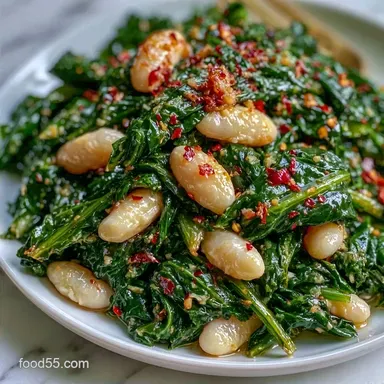Swiss Chard White Beans for 4 Servings