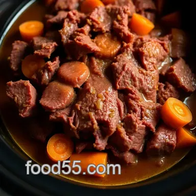 Tender Slow Cooker Corned Beef: The Ultimate Comfort Food Delight Recipe Card