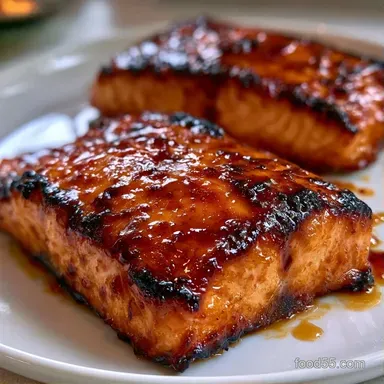 Teriyaki Salmon Bowl in 25 Minutes Recipe Card