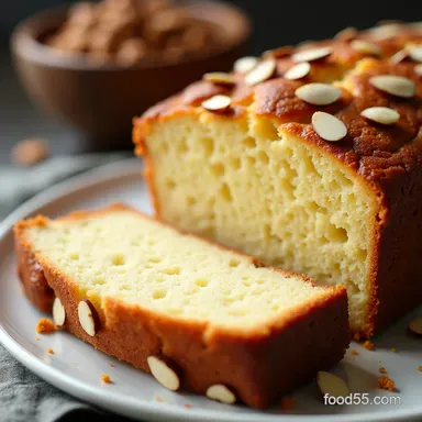 UltraMoist 5Ingredient Almond Loaf Cake Recipe
