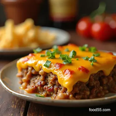 Easy Cheeseburger Casserole Recipe Dill Pickle Twist Recipe Card