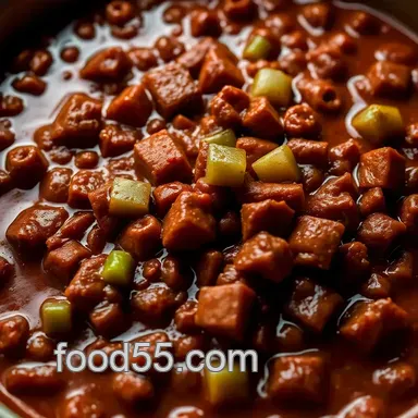 Award Winning Chili Recipe: My Blue Ribbon Texas Chili Recipe Card