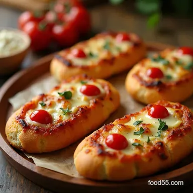 Air Fryer French Bread Pizzas Crispy Quick Weeknight Fix Recipe Card