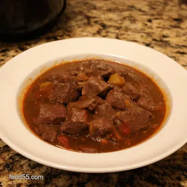 Crockpot Beef Stew My Lazy Cooks Delight Recipe Card