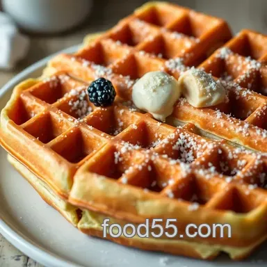 Regal Belgian Waffles: Crispy, Fluffy Perfection! Recipe Card