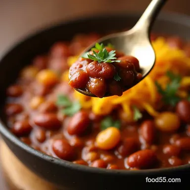 Blazin Bean Bird Chili Easy Buffalo Chicken Bean Recipe Recipe Card