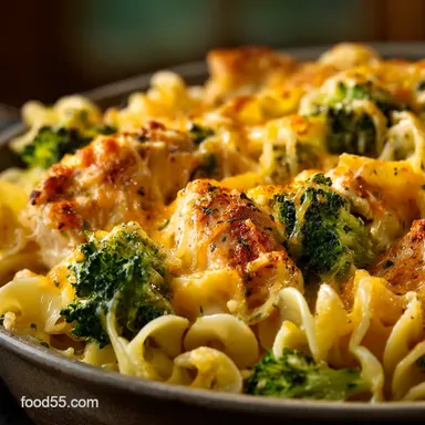 The Ultimate Chicken and Broccoli Noodle Casserole Proper Cheesy Comfort Food