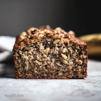 The Best Moist Banana Walnut Bread Recipe (Ever!) Recipe Card
