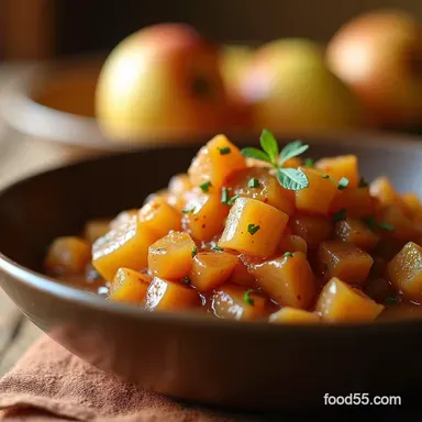 Silky Smooth Crock Pot Apple Butter Easy Recipe for Crumpets Toast Recipe Card