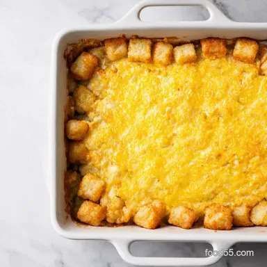 Best Tater Tot Breakfast Casserole Recipe: Easy Brunch! Recipe Card