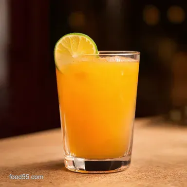 The Zesty Madras My GoTo Bacardi Mixed Drinks Recipe Card