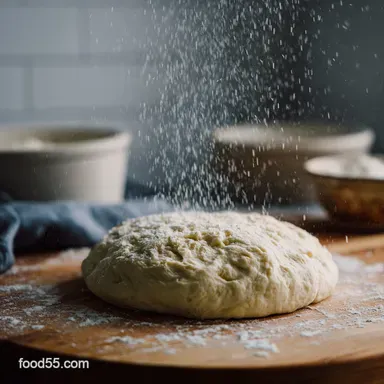 Thin Crust Pizza Dough Recipe Ready in 30 Min Recipe Card