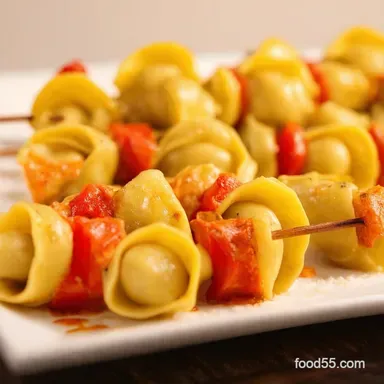Tortellini Tango Zesty Mini Tortellini Kabobs Recipe Card