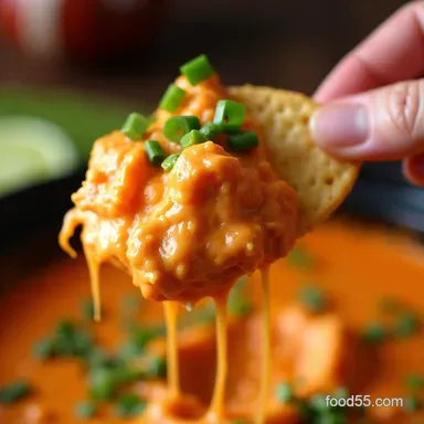 Ultimate Buffalo Chicken Dip Crock Pot My GameDay GoTo Recipe Card