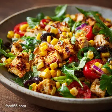 Corn Chicken Salad: Vibrant, Healthy Summer Meal Prep Recipe Recipe Card