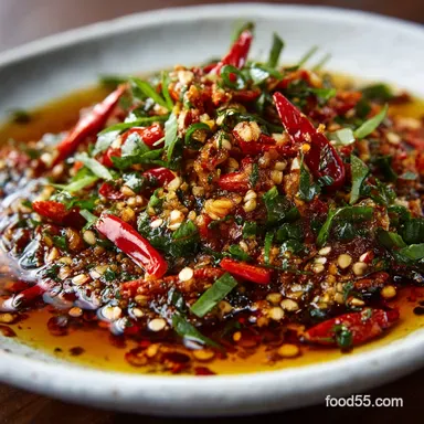 Garlic Chili Sauce Recipe: Ultimate Crispy Umami Oil Recipe Card