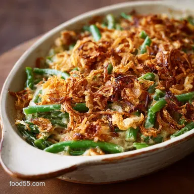 Green Bean Casserole: The Ultimate Recipe From Scratch with Crispy Shallots