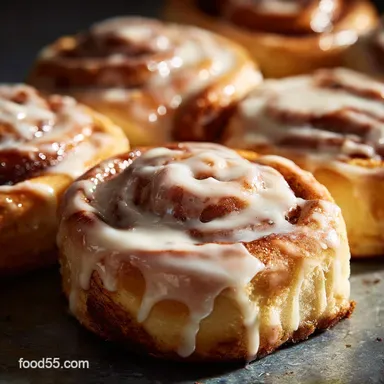 Cinnamon Rolls: The Ultimate Bakery-Style Recipe with Cream Cheese Glaze Recipe Card