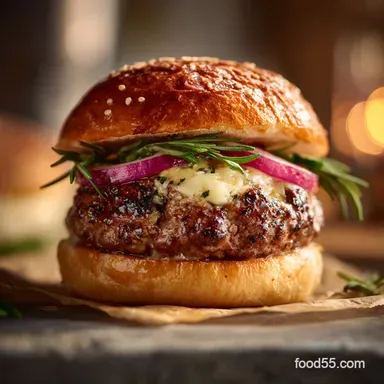 Beef Burger Recipe: Ultimate Prime Gastropub Patty Temp Guide Recipe Card
