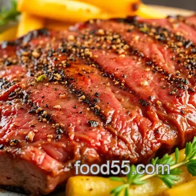 Ultimate Smoked Sirloin Steak: 5 Easy Steps for Delicious Flavor! Recipe Card