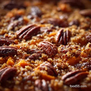 Sweet Potato Casserole: Best Pecan Streusel Bake (Easy Recipe) Recipe Card