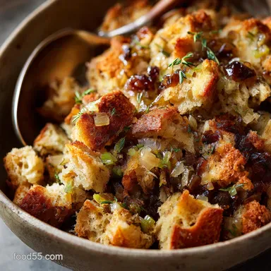 Thanksgiving Side Dishes: The Ultimate Umami Sourdough Dressing Recipe Recipe Card