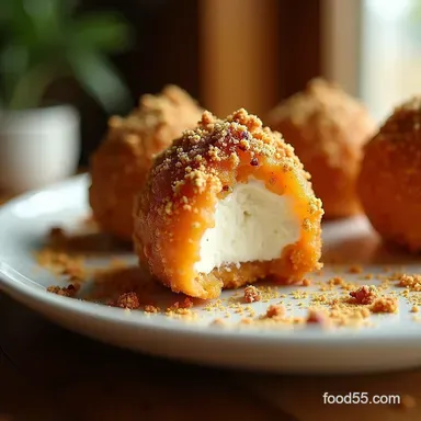 Easy Mexican Unfried Ice Cream No Fry Required Recipe Card