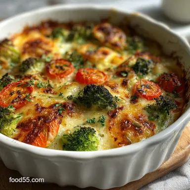 Vegetable Casserole Recipe Ready in 45 Minutes Recipe Card