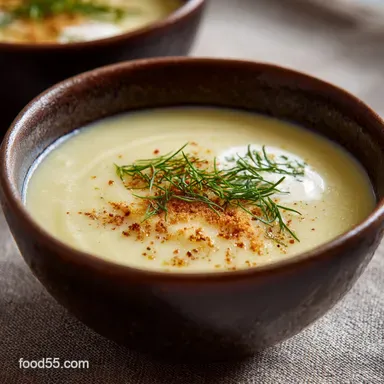 Cream of Potato Soup: Chefs Signature Velvety, Silky Smooth Perfection Recipe Card
