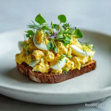 Egg Salad Recipe: Velvety Yolks & Celery Snap Recipe Card