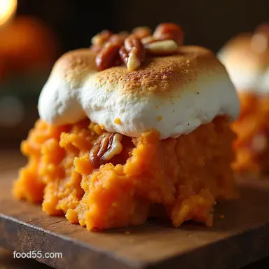 Best Sweet Potato Casserole with Marshmallows Recipe Recipe Card