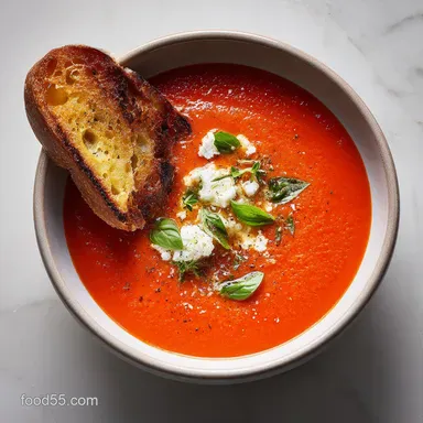 Tomato Basil Soup: The Ultimate Velvety San Marzano Recipe Recipe Card