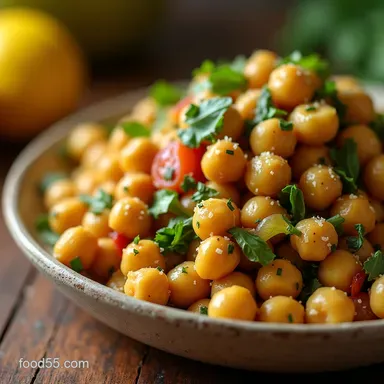 The Proper Pantry Mediterranean Chickpea Salad Recipe Recipe Card