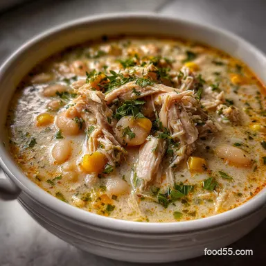 White Chicken Chili: Creamy & Velvety in 30 Minutes