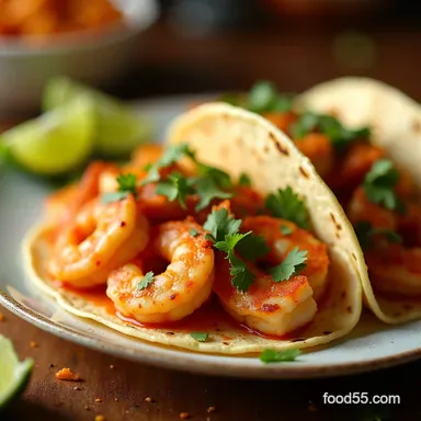 The Best Shrimp Tacos Zesty ChiliLime Tacos for Weeknights Recipe Card
